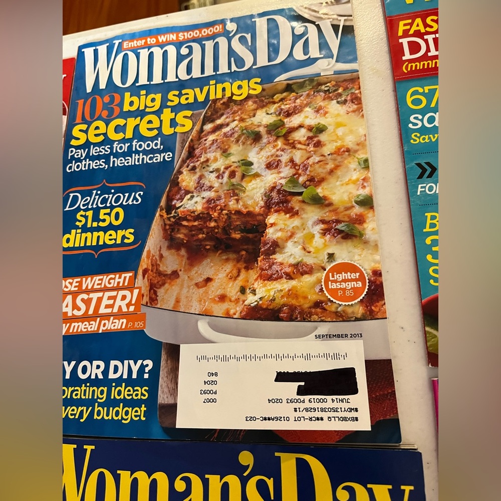 Woman’s Day Magazines 9 Bundle